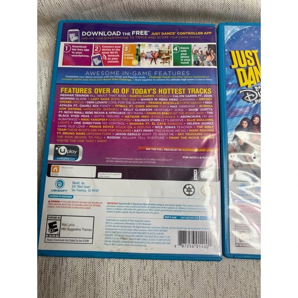 Wii U Just Dance Disney Party family bundle